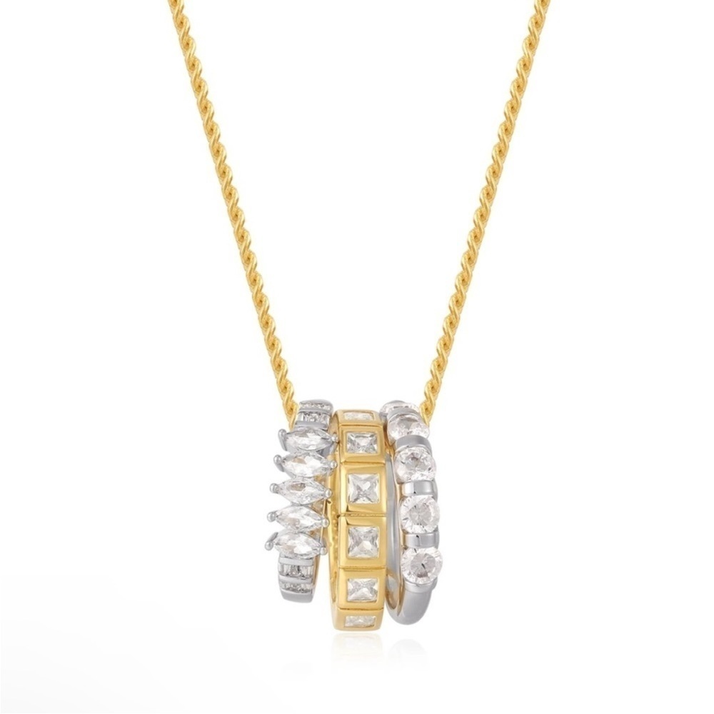 For Love or Lemons x Luv AJ Marry Me Charm Necklace Gold NEW